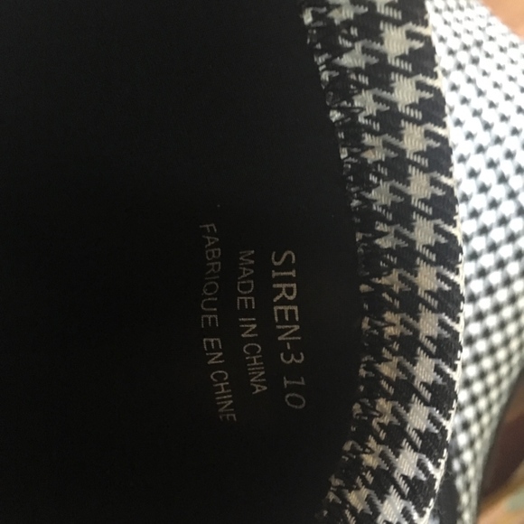 Jeffrey Campbell Black and White Houndstooth Ankle Boots - Picture 5 of 5